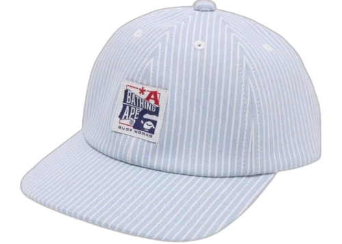 BAPE Kids Hickory Panel Cap Blue