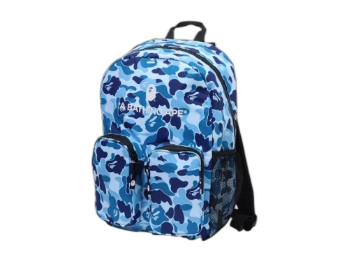 BAPE Kids ABC Camo Daypack Blue