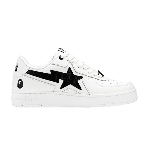 Bapesta Icon #1 M2 'White Black Croc'