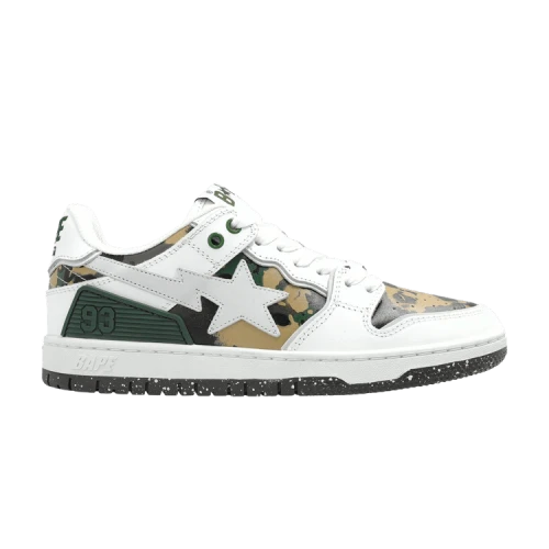 BAPE Sk8 Sta #2 M1 'White Green Camo'