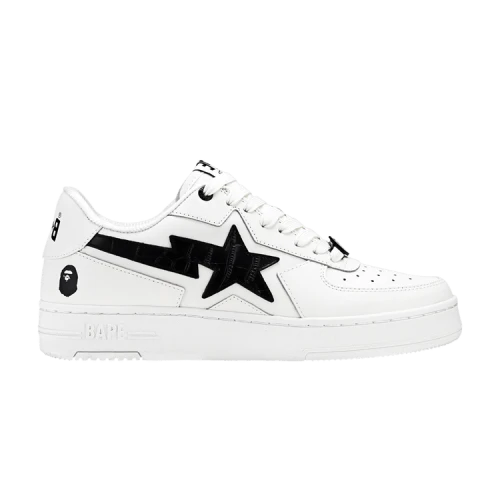 Bapesta Icon #1 'White Black Croc' (Women's)