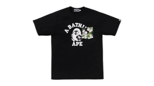 BAPE ABC Resort Camo Pocket College Tee (FW25) Black