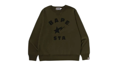 BAPE Sta Crewneck Sweatshirt Gray