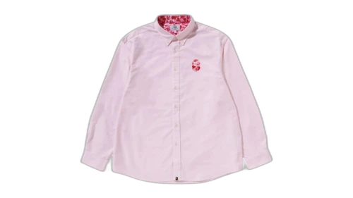 BAPE ABC Camo One Point Shirt Pink
