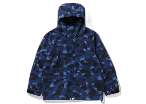 BAPE Color Camo Snowboard Jacket Jacket Navy