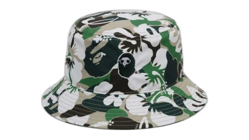 BAPE ABC Resort Camo Bucket Hat Green