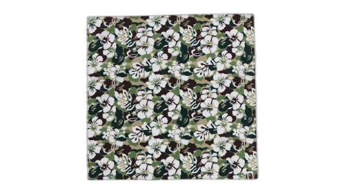 BAPE ABC Resort Camo Bandana Green
