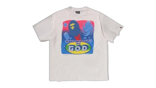 BAPE X Saint Mxxxxxx God Tee White