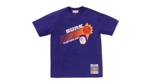 BAPE x Mitchell & Ness NBA Phoenix Suns Tee Black