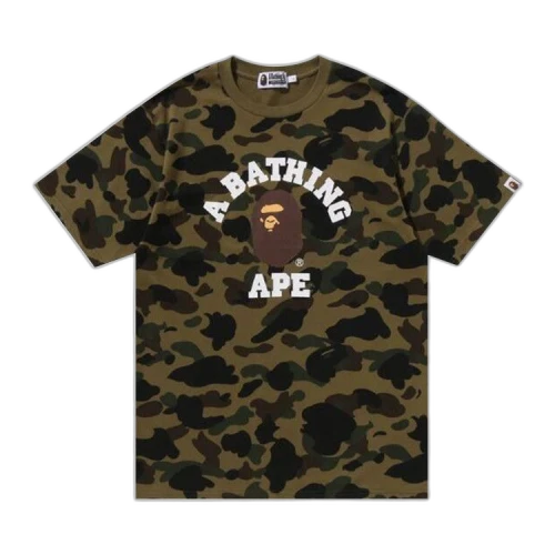 BAPE 1st Camo College Tee 'Green'