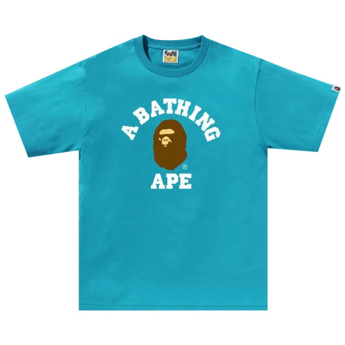 BAPE College Tee 'Blue'