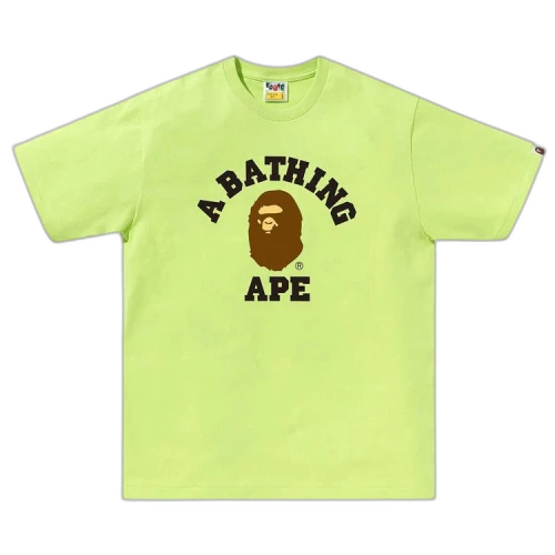 BAPE College Tee 'Light Green'