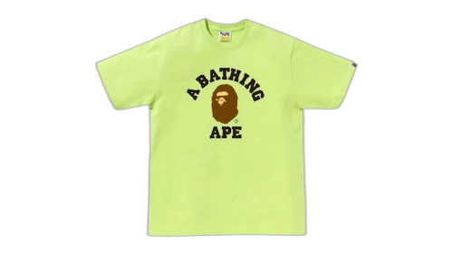 BAPE College Tee Lightgreen