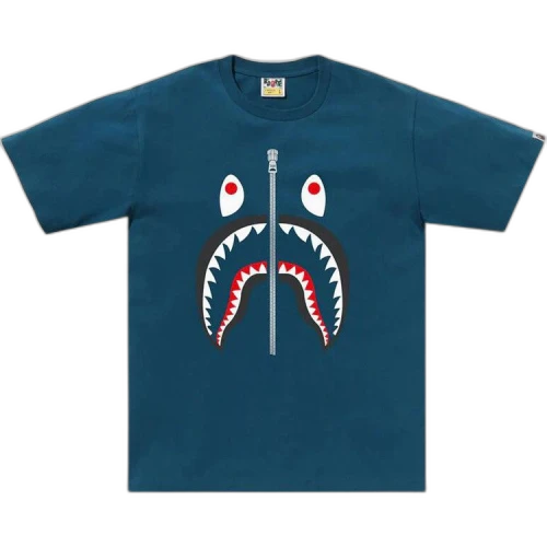 BAPE Shark Tee 'Navy'