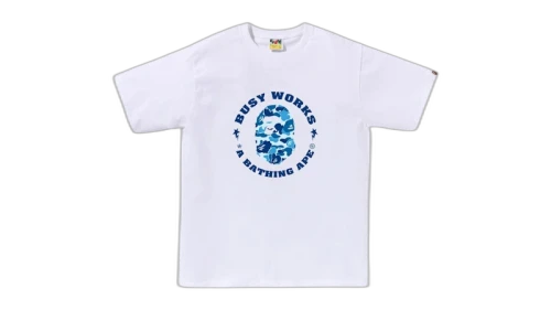 BAPE ABC Camo Busy Works Sta Tee Black/Blue