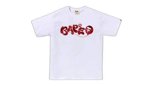 BAPE Color Camo Balloon Tee White/Red