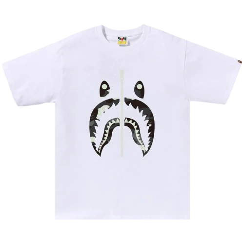 BAPE City Camo Shark Tee 'White'