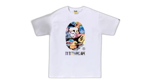 BAPE Art Camo By Bathing Ape Tee Black