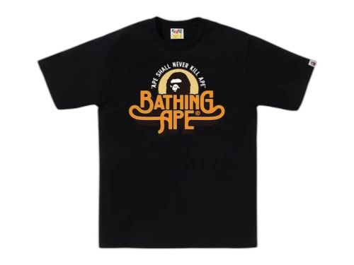 BAPE Genuine Garment Logo Tee Black