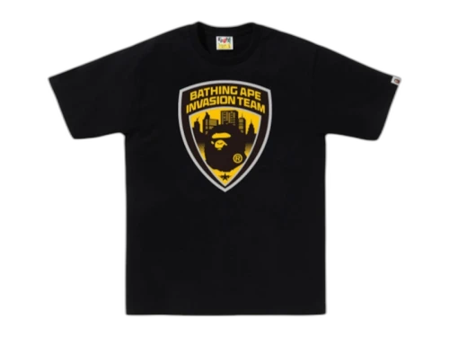 BAPE Security Emblem Tee Black