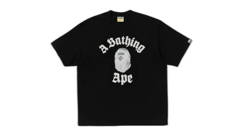 BAPE College Relaxed Fit II Tee Gray