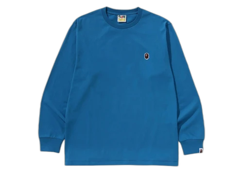 BAPE One Point L/S Tee Blue