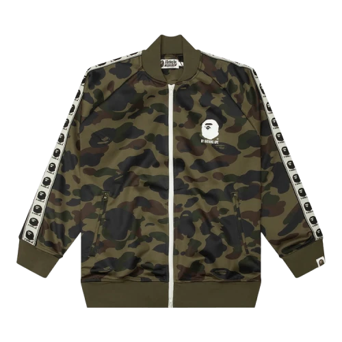 BAPE 1st Camo Relaxed Fit Track Jacket 'Green'