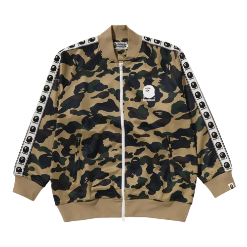 BAPE 1st Camo Relaxed Fit Track Jacket 'Yellow'