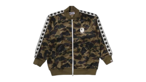 BAPE 1st Camo Relaxed Fit Track Jacket Green