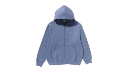 BAPE One Point Full Zip Hoodie (FW25) Blue
