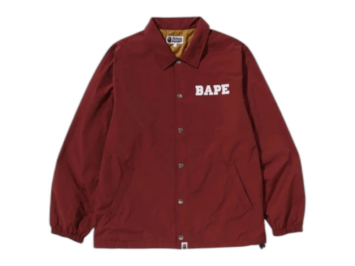 BAPE College Coach Jacket (SS25) Black
