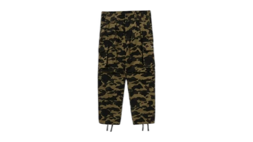 BAPE 1st Camo Regular Fit 6 Pocket Pants Green