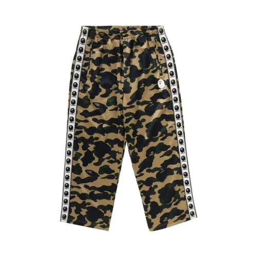 BAPE 1st Camo Loose Fit Track Pants 'Yellow'