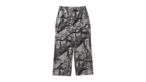 BAPE Tree Edge Camo Relaxed Fit Work Pants White