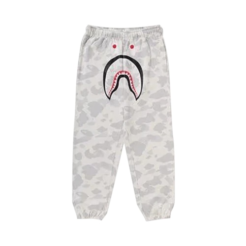 BAPE City Camo Shark Relaxed Fit Sweatpants 'White'
