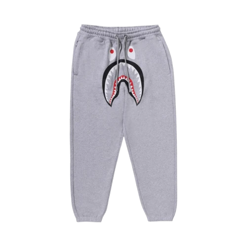 BAPE Shark Relaxed Fit Sweatpants 'Grey'