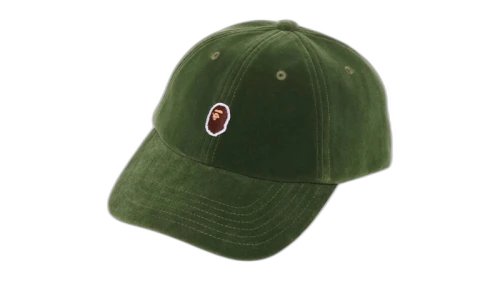 BAPE One Point Panel Cap Olive Drab