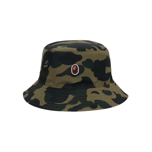 BAPE 1st Camo One Point Reversible Hat 'Green'