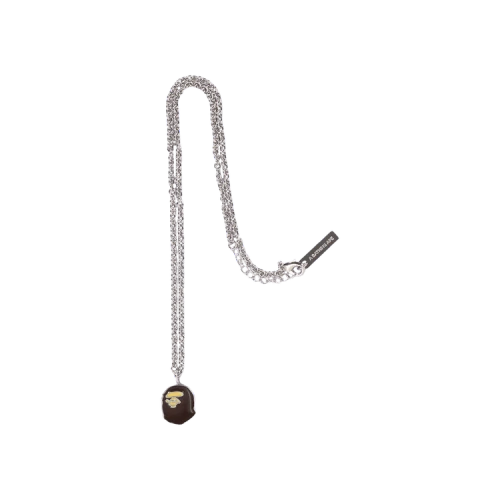 BAPE Ape Head Necklace 'Brown'