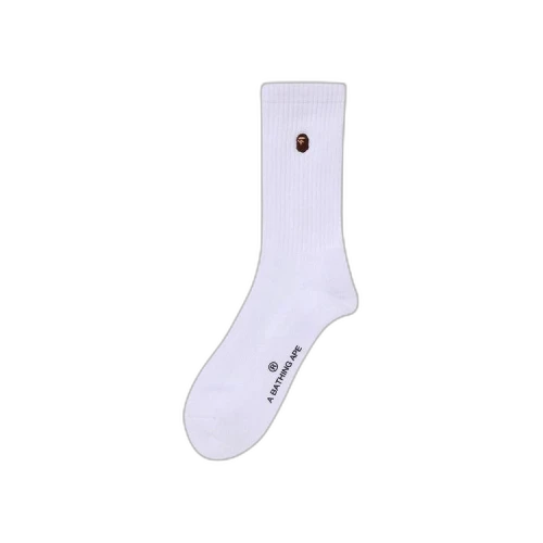BAPE One Point Socks 'White'