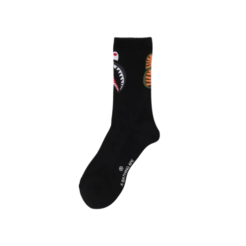 BAPE Shark Socks 'Black'