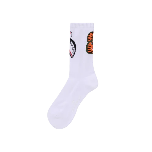 BAPE Shark Socks 'White'