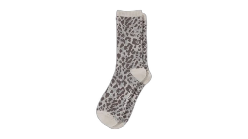 BAPE Wild Leopard Pattern Socks Gray