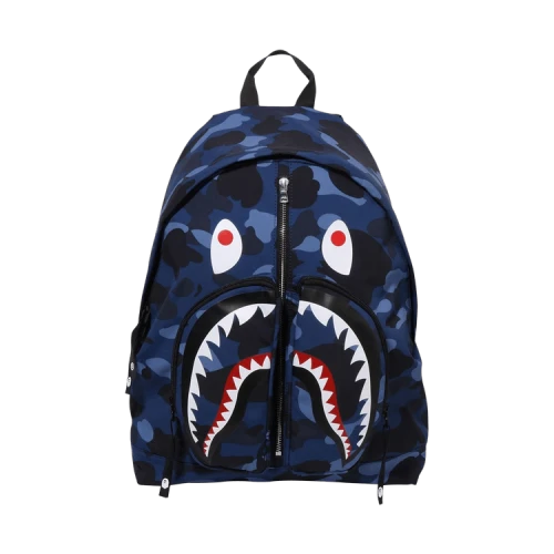 BAPE Color Camo Shark Daypack 'Navy'