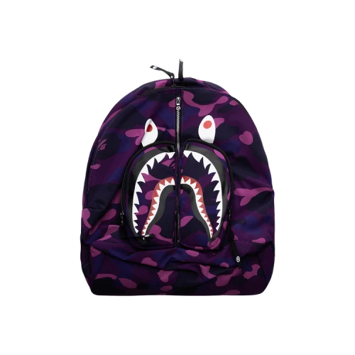 BAPE Color Camo Shark Daypack 'Purple'