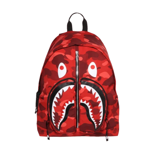 BAPE Color Camo Shark Daypack 'Red'