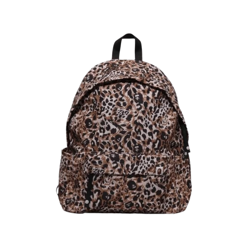 BAPE Wild Leopard Pattern Daypack 'Beige'