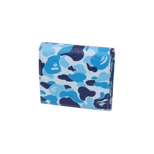 BAPE ABC Camo Mini Wallet 'Blue'
