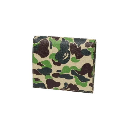BAPE ABC Camo Mini Wallet 'Green'