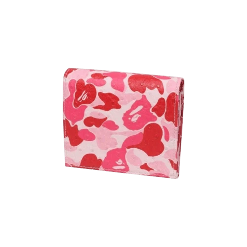 BAPE ABC Camo Mini Wallet 'Pink'